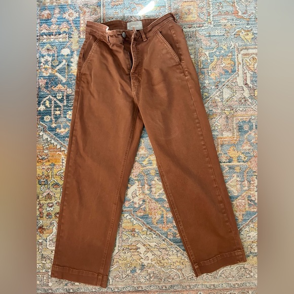Everlane Chestnut Trousers - Size 10 - Picture 1 of 3